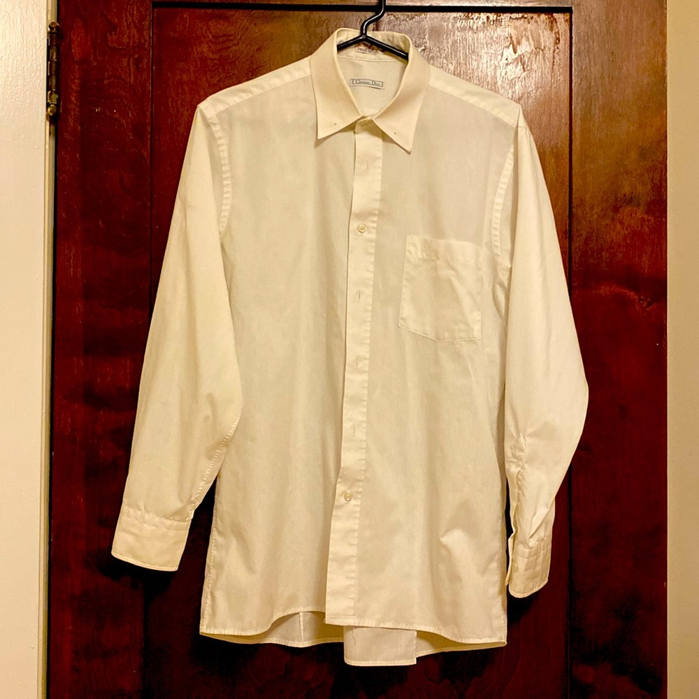 Christian Dior White Dress Shirt.